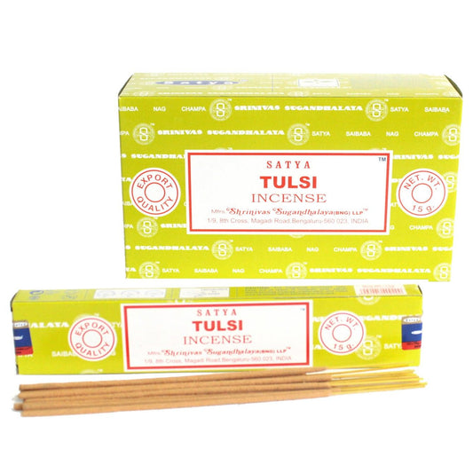 Satya Räucherstäbchen Tulsi 15 g, Produktansicht 1