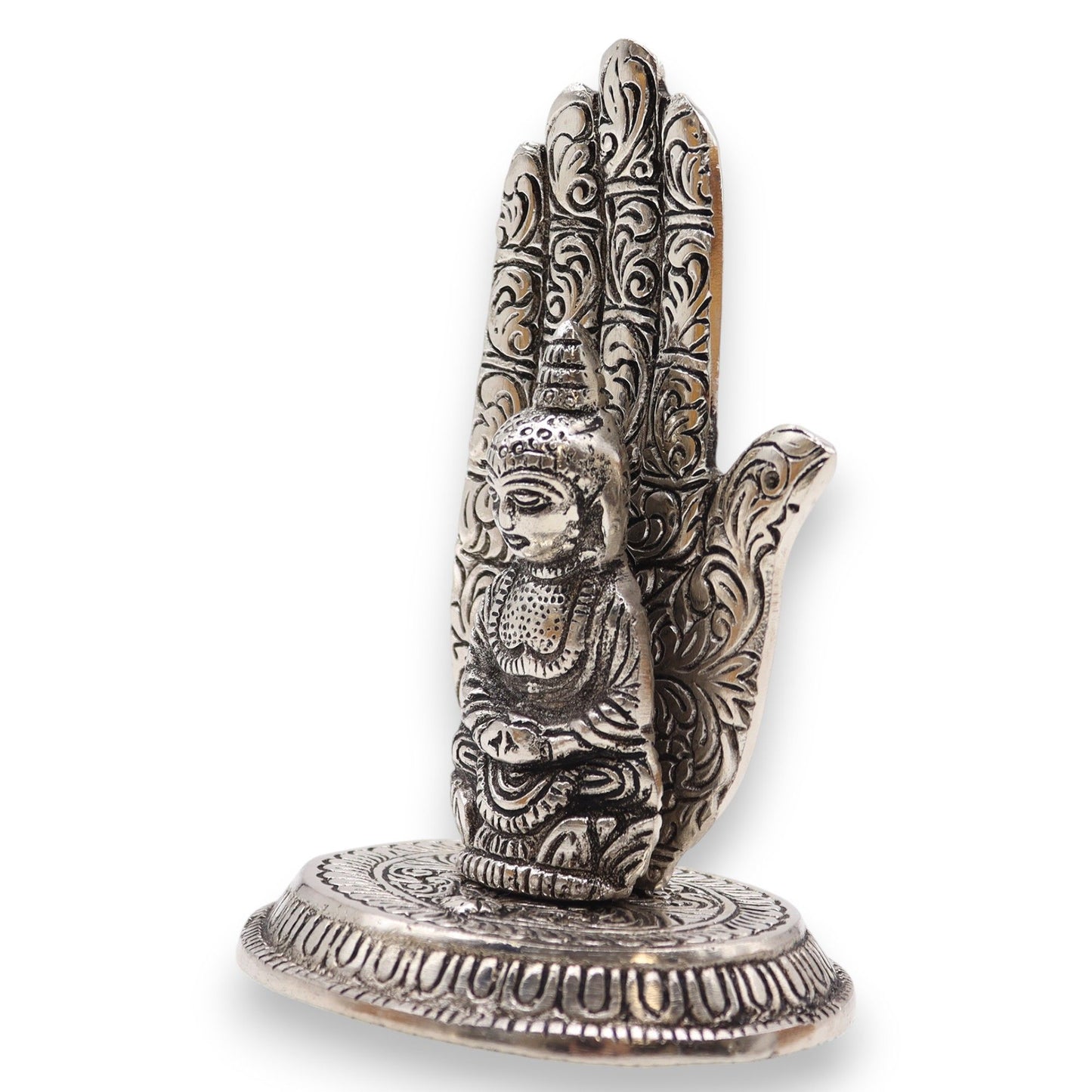 Hand Buddha Räucherhalter 13x9cm