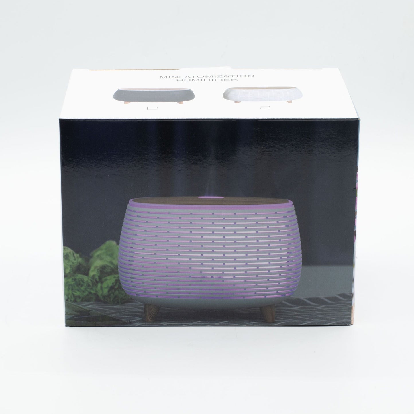 Futuristic Ribbed LED Aroma Diffusor Geripptes Design
