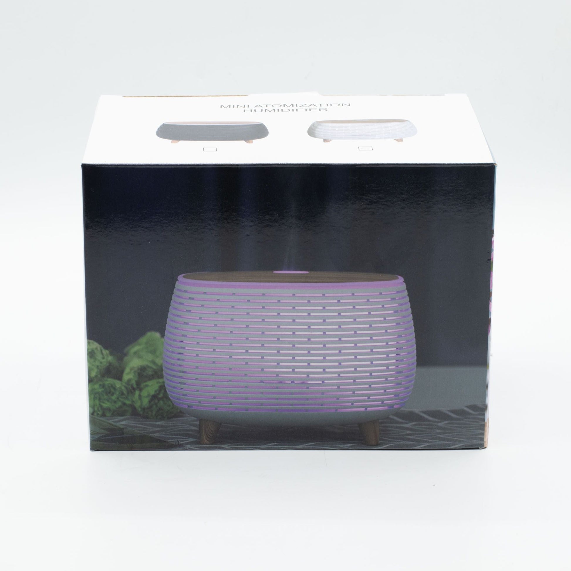 Futuristic Ribbed LED Aroma Diffusor Geripptes Design
