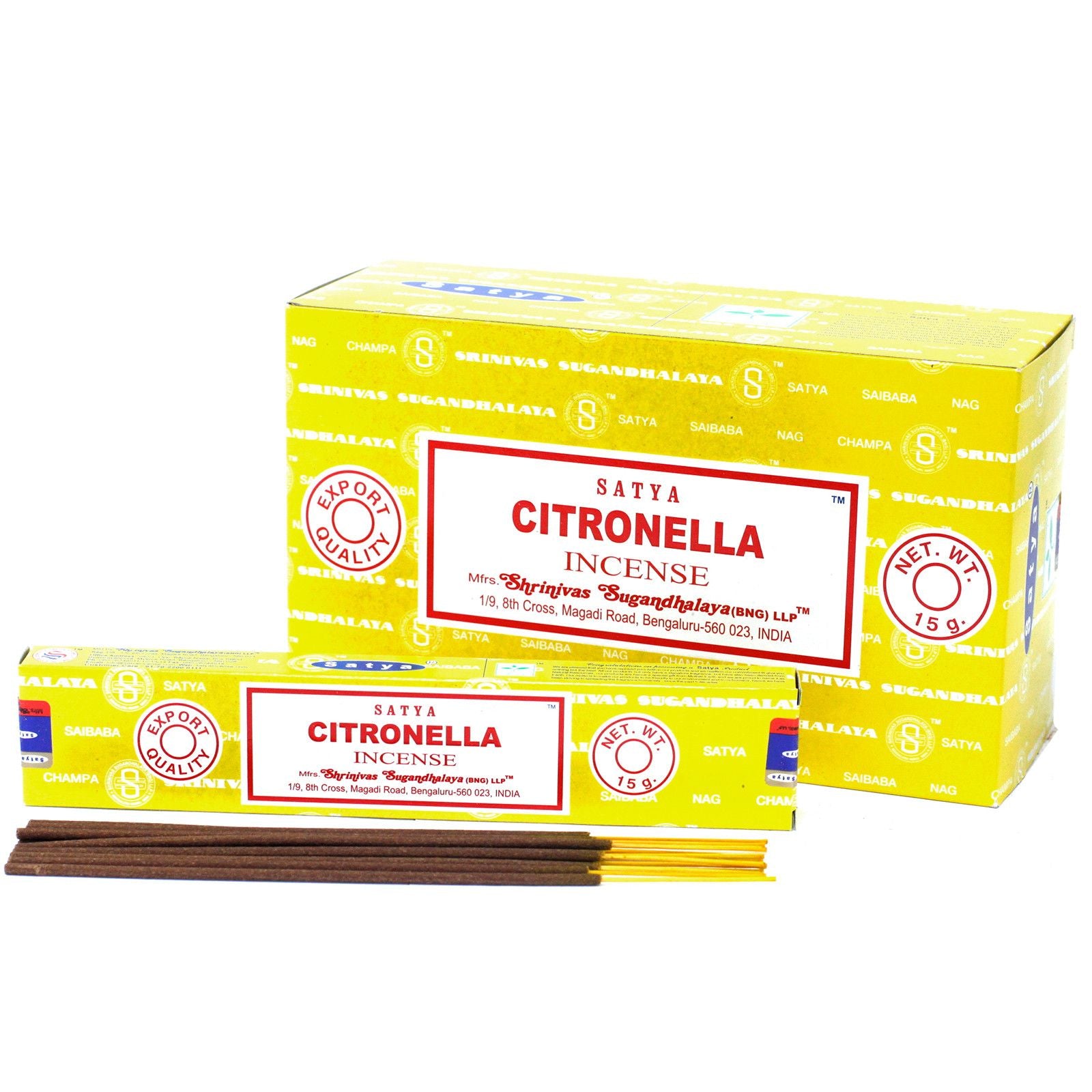 Satya Räucherstäbchen Citronella 15 g, Produktansicht 3