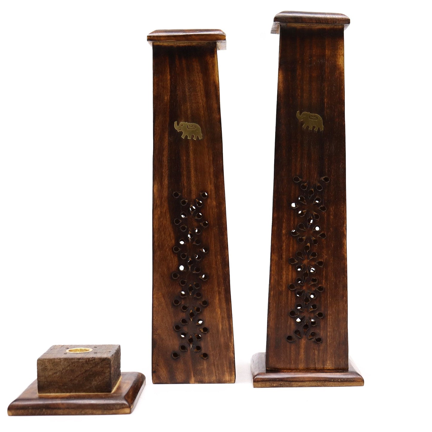 Konischer Räucherturm Mangoholz