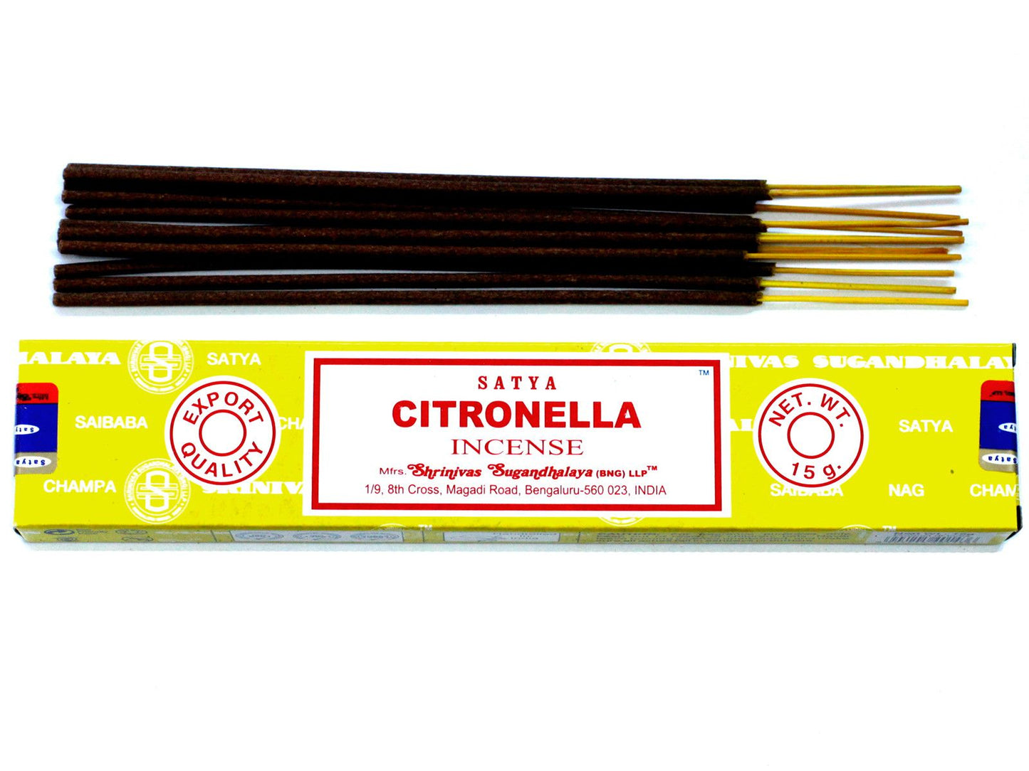 Satya Räucherstäbchen Citronella 15 g, Produktansicht 1