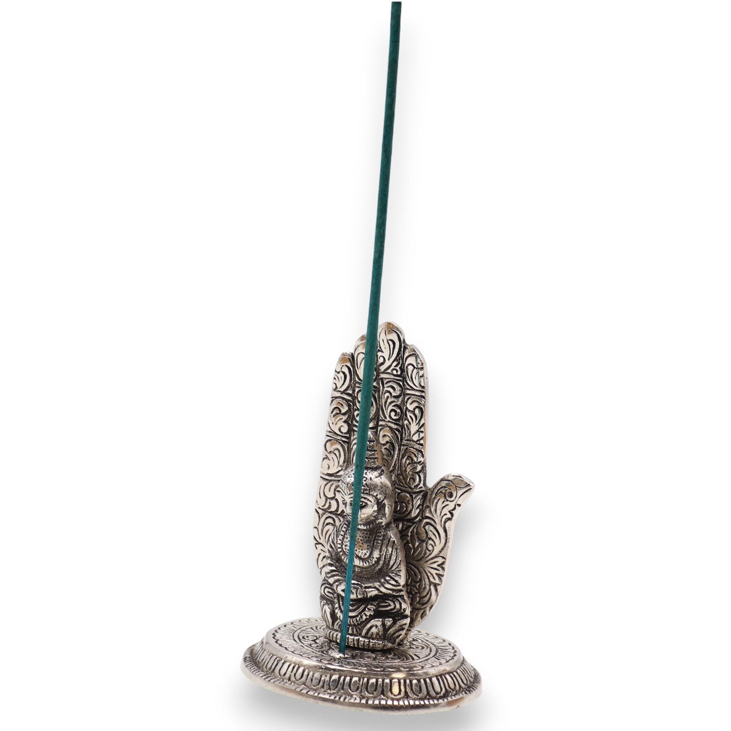 Hand Buddha Räucherhalter 13x9cm