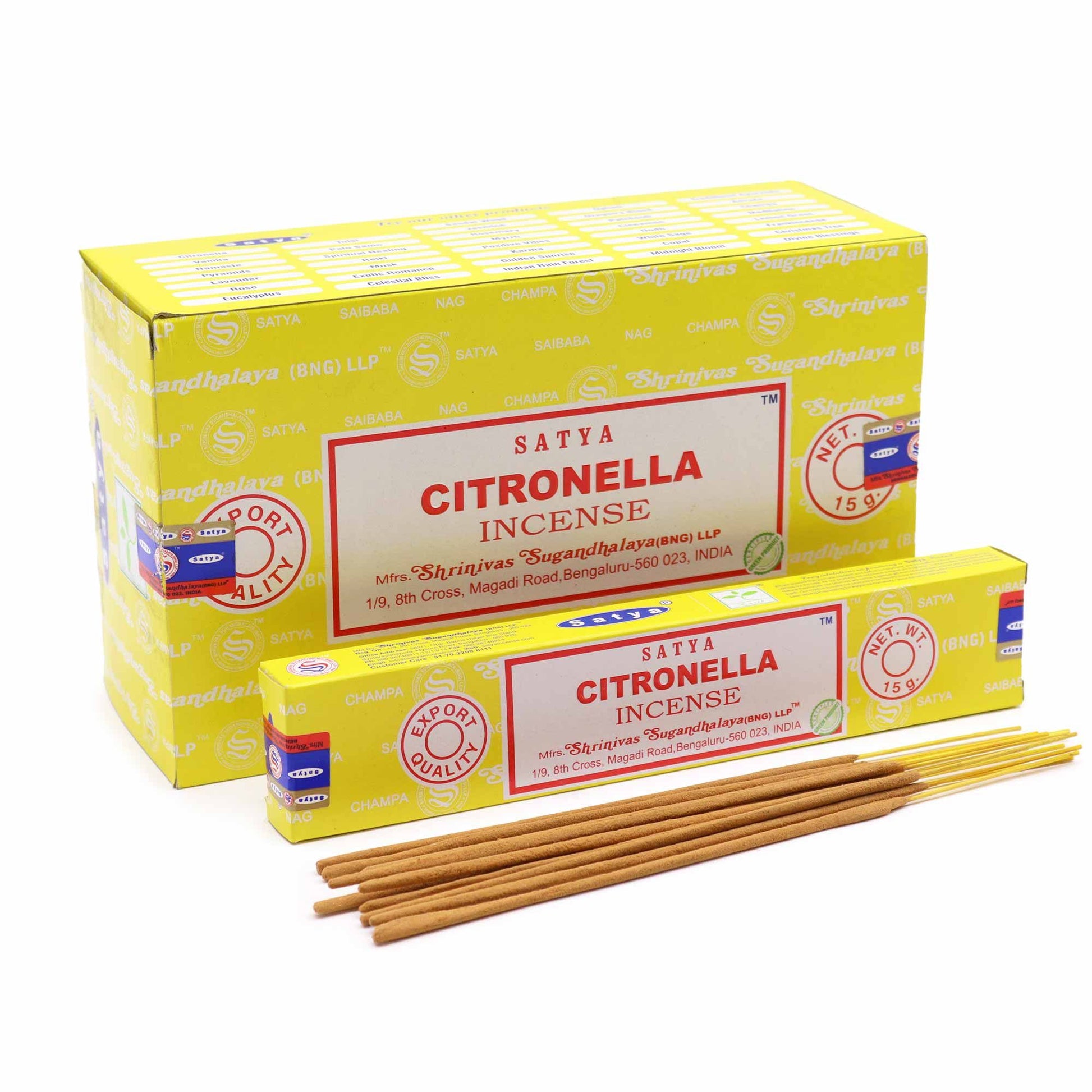 Satya Räucherstäbchen Citronella 15 g, Produktansicht 2