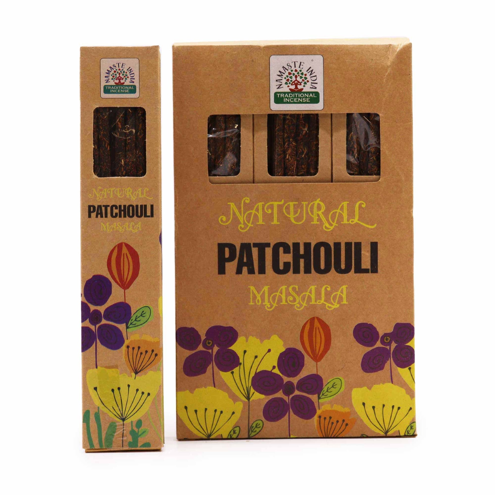 Natürliche botanische Masala Räucherstäbchen Patchouli, Produktansicht 4