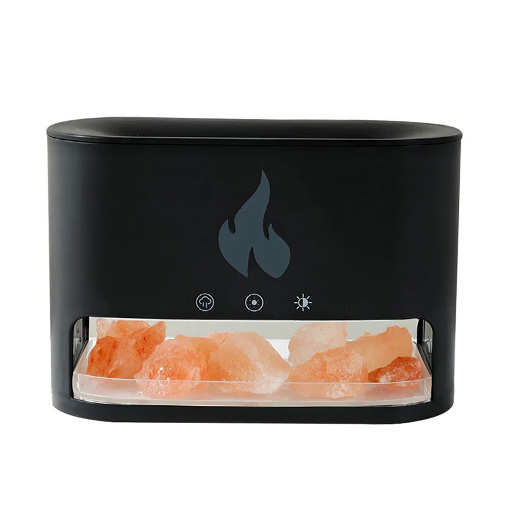 Blaze LED Aroma Diffusor Himalaya Salzkammer und Flammen Effekt