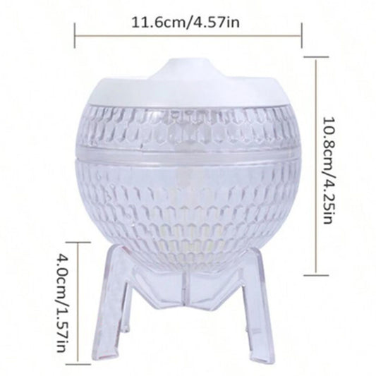 Mondo Planet LED Luftbefeuchter und Diffusor Transparent (Mondlicht)