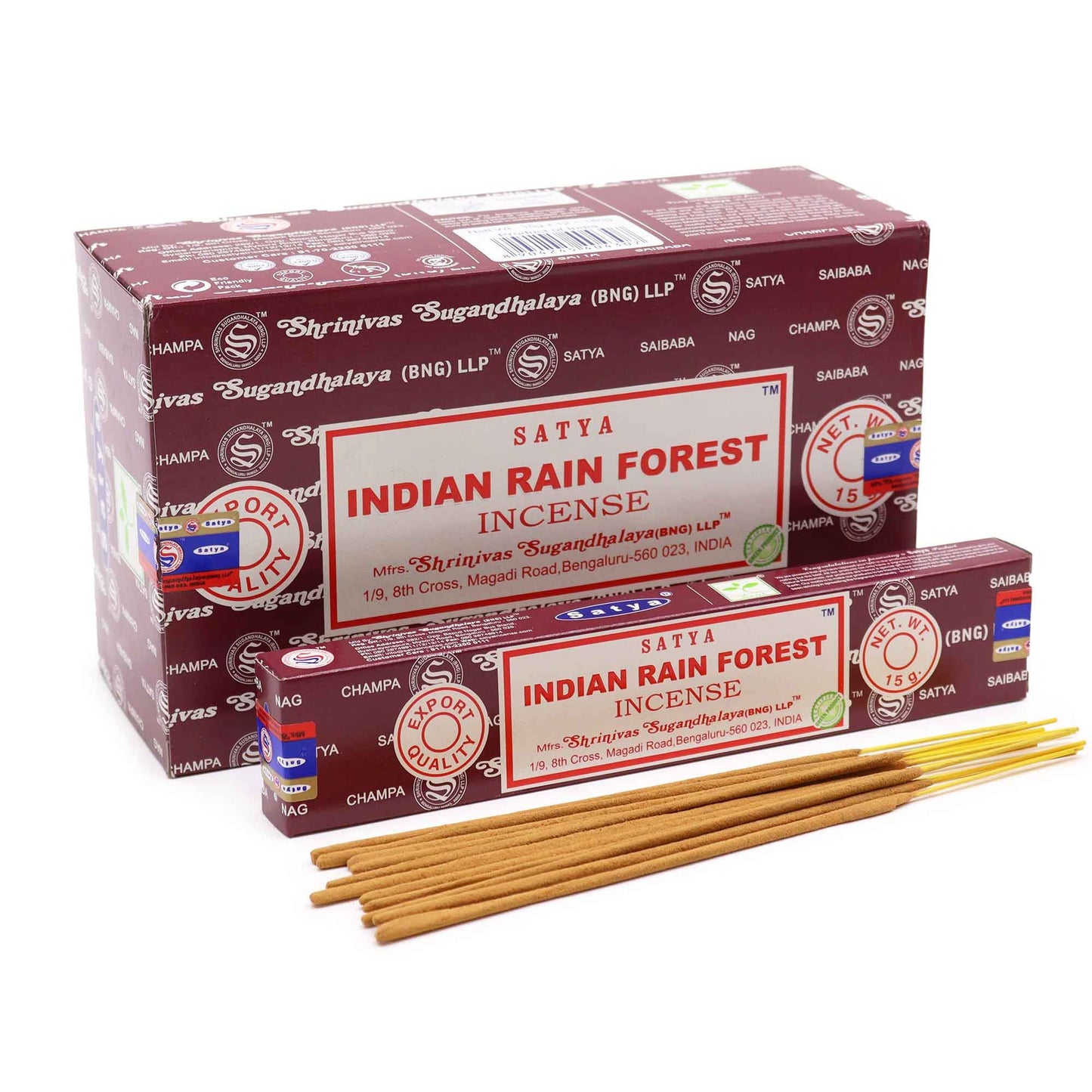 Satya Räucherstäbchen Indischer Regenwald 15 g, Produktansicht 2