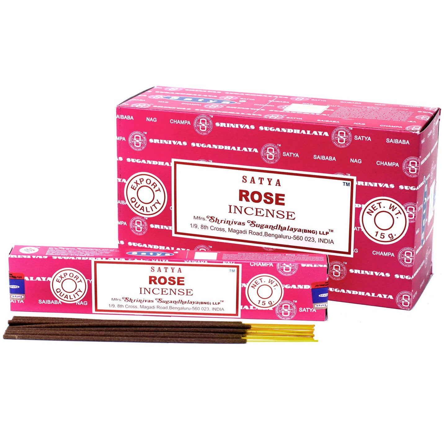 Satya Räucherstäbchen Rose 15 g, Produktansicht 3