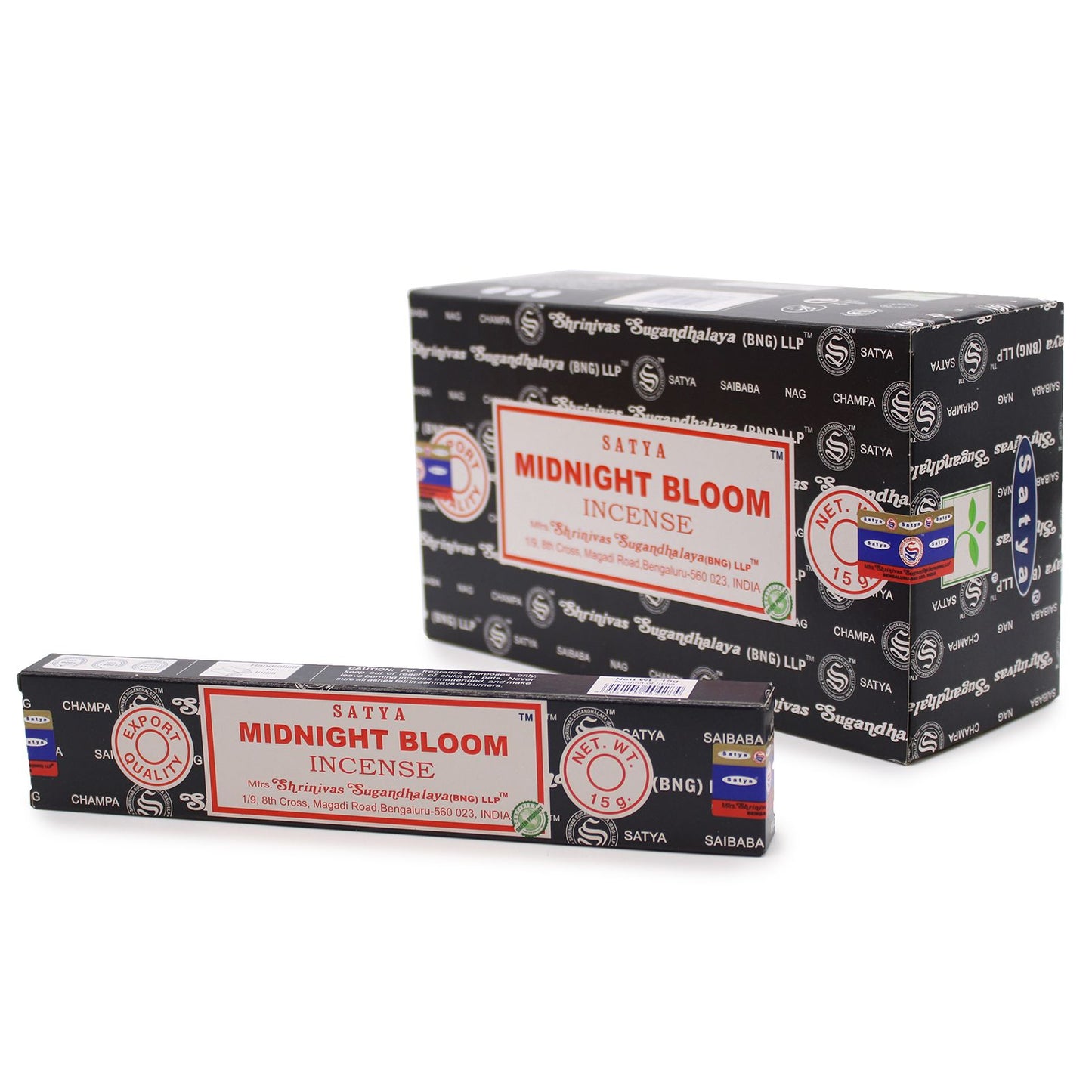 Satya Räucherstäbchen Mitternachtsblüte 15 g, Produktansicht 1