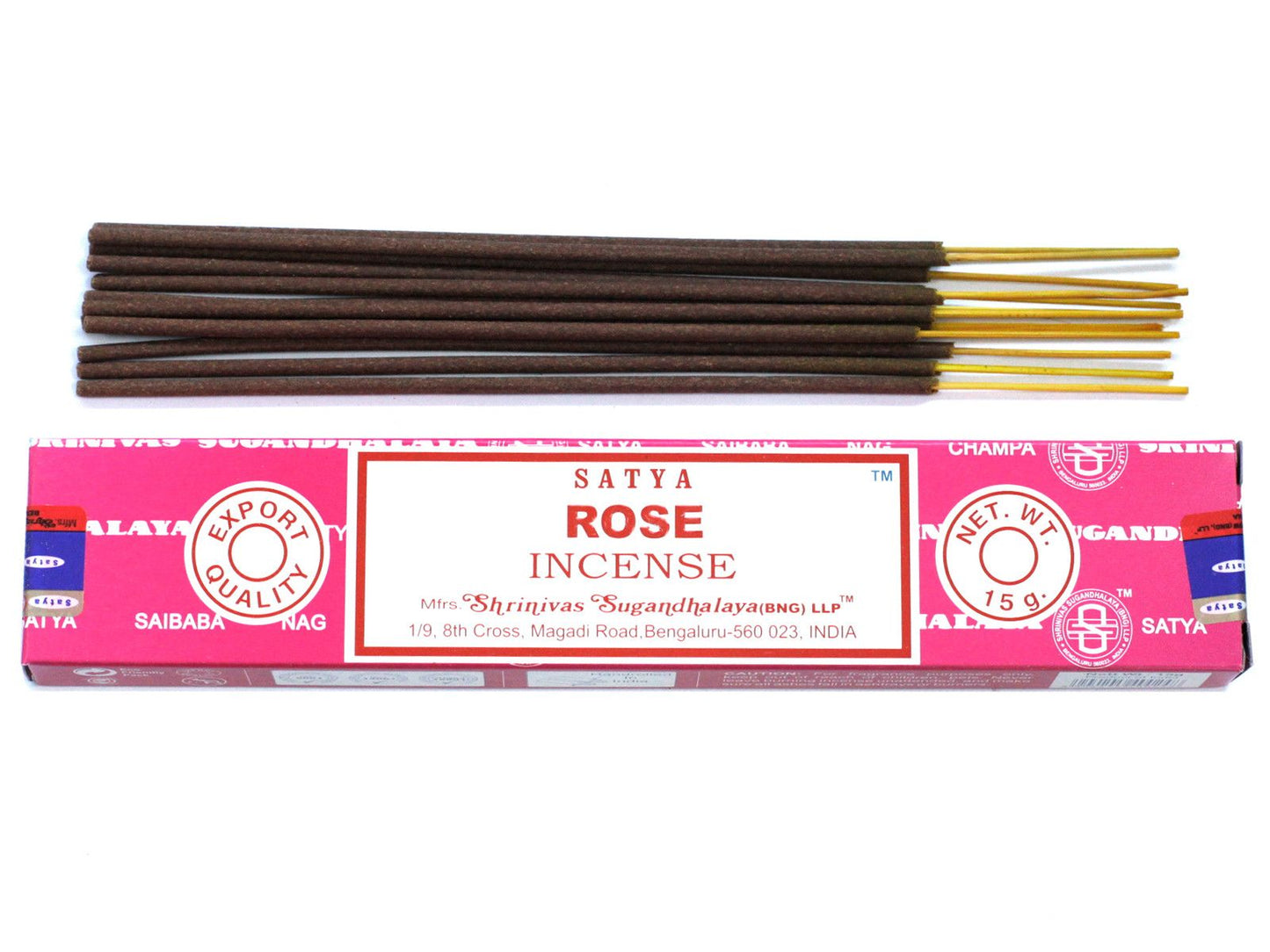 Satya Räucherstäbchen Rose 15 g, Produktansicht 2
