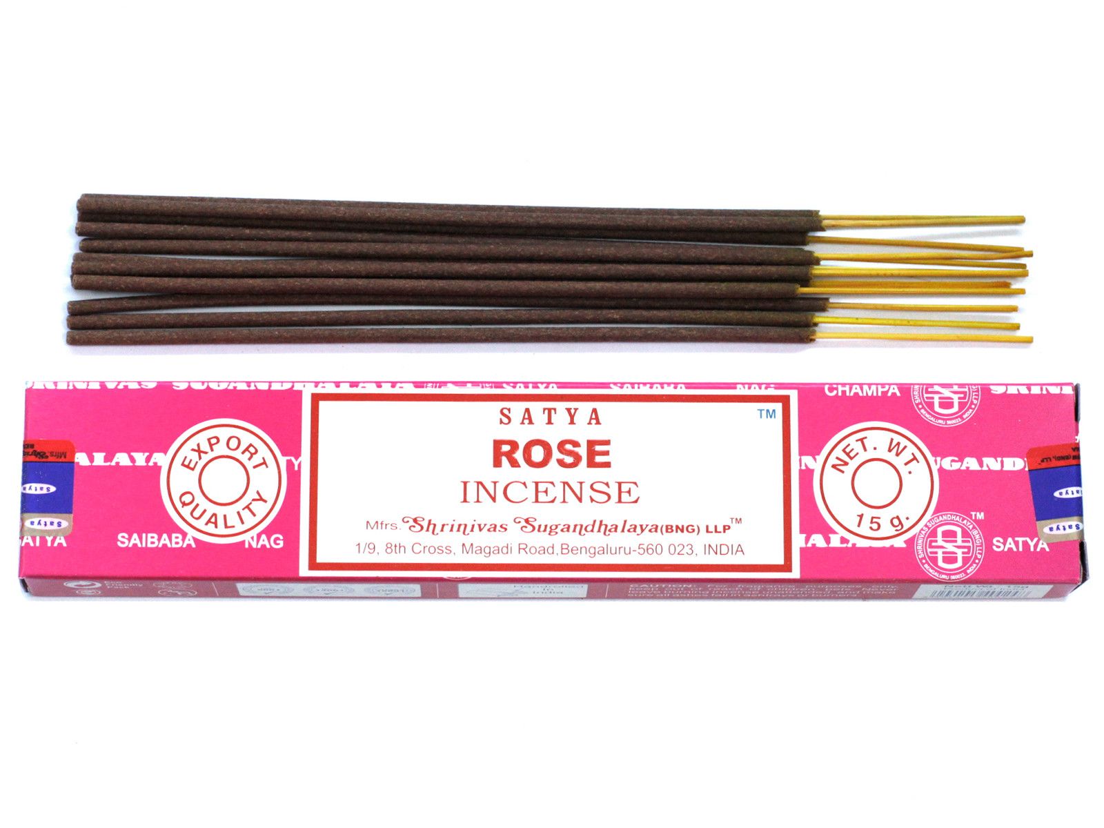 Satya Räucherstäbchen Rose 15 g, Produktansicht 2