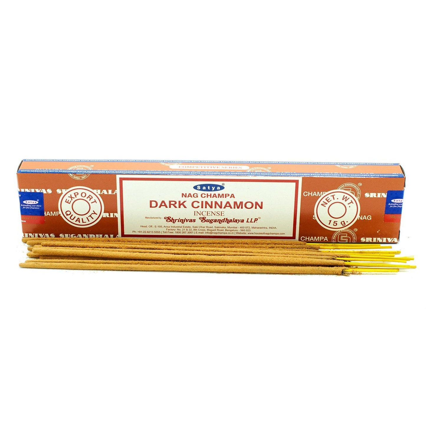 Satya Räucherstäbchen Dunkler Zimt 15 g, Produktansicht 2