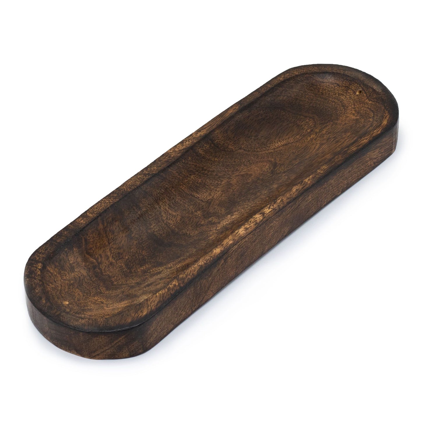 Großer Räucherschale 30x10cm Klassisch Mangoholz