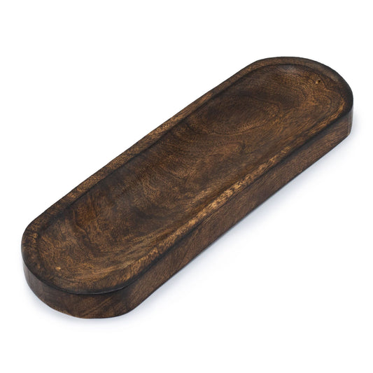 Großer Räucherschale 30x10cm Klassisch Mangoholz
