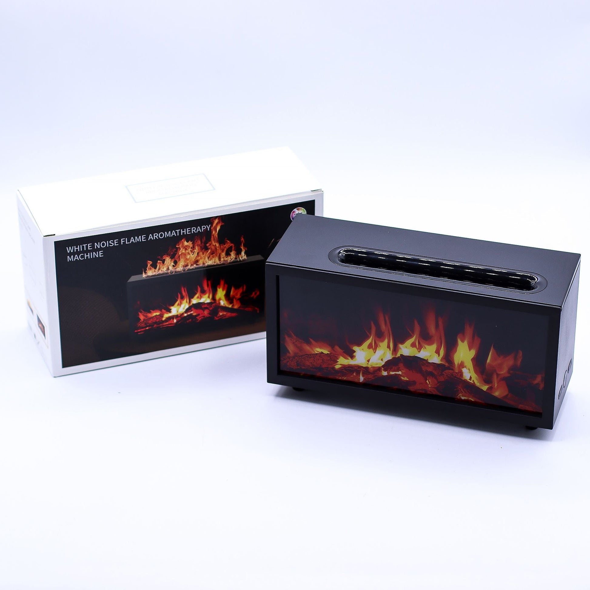 Flame Sound LED Aroma Diffusor Flammen Effekt und Vogelgezwitscher