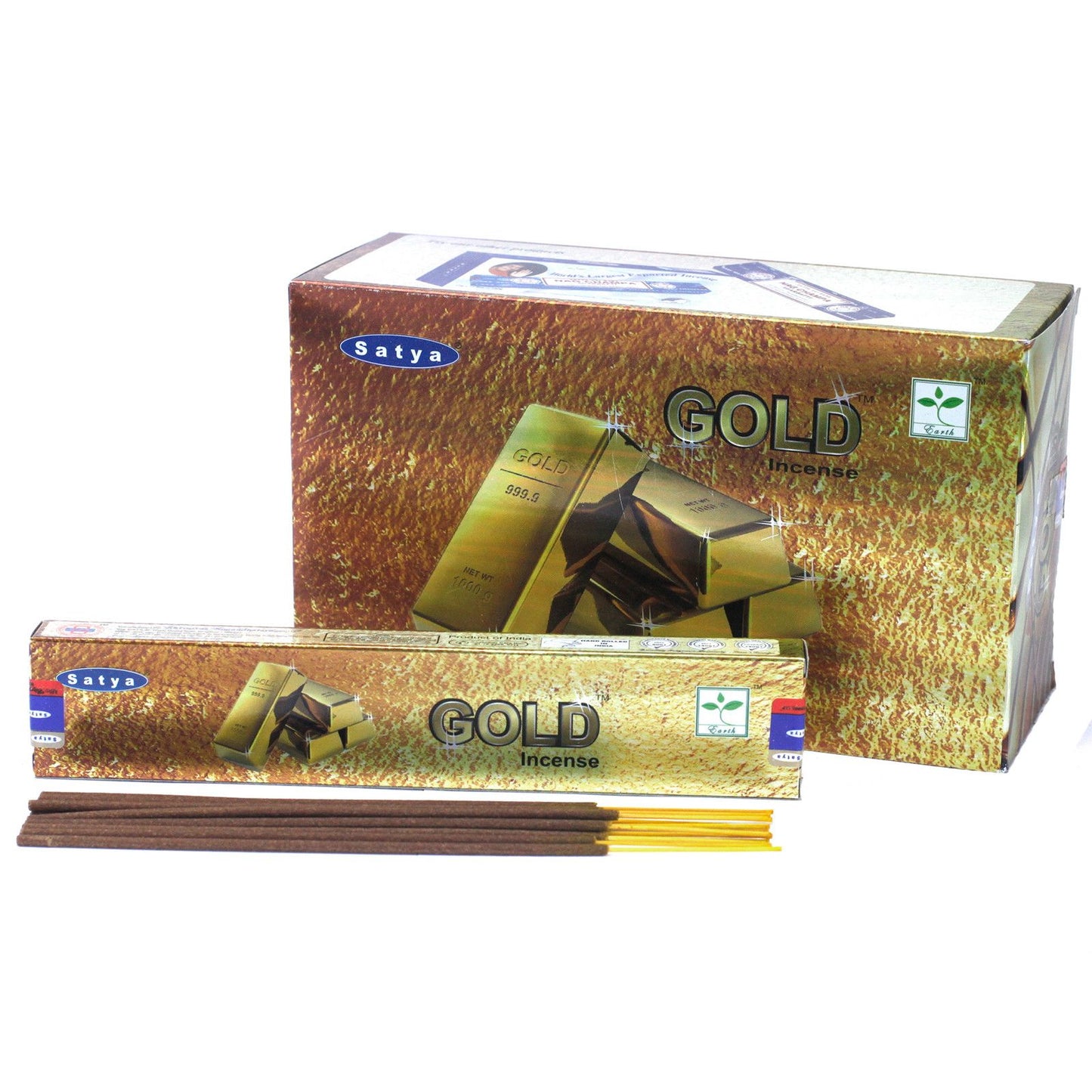 Satya Räucherstäbchen Gold 15 g, Produktansicht 1