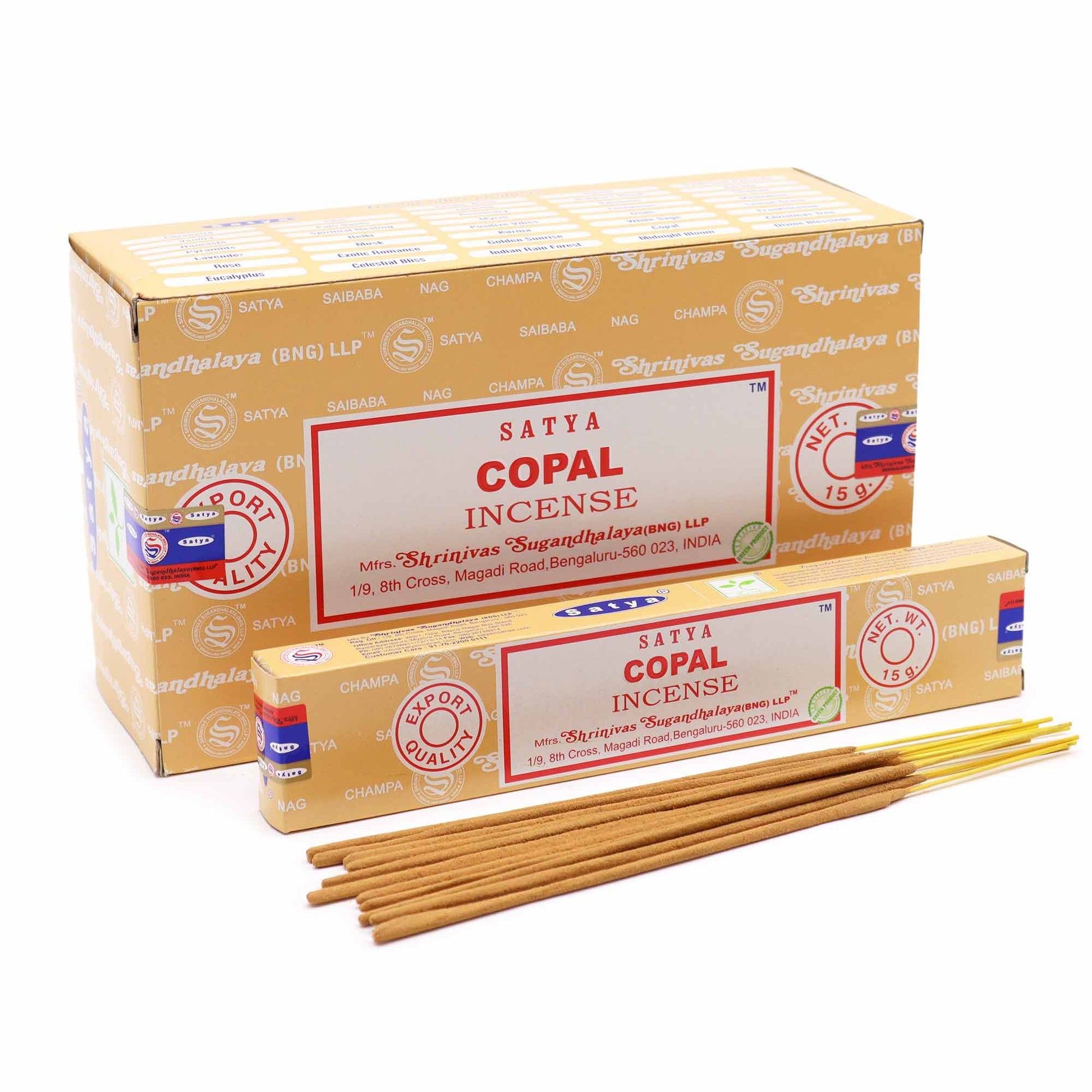 Satya Räucherstäbchen Kopal 15 g, Produktansicht 2