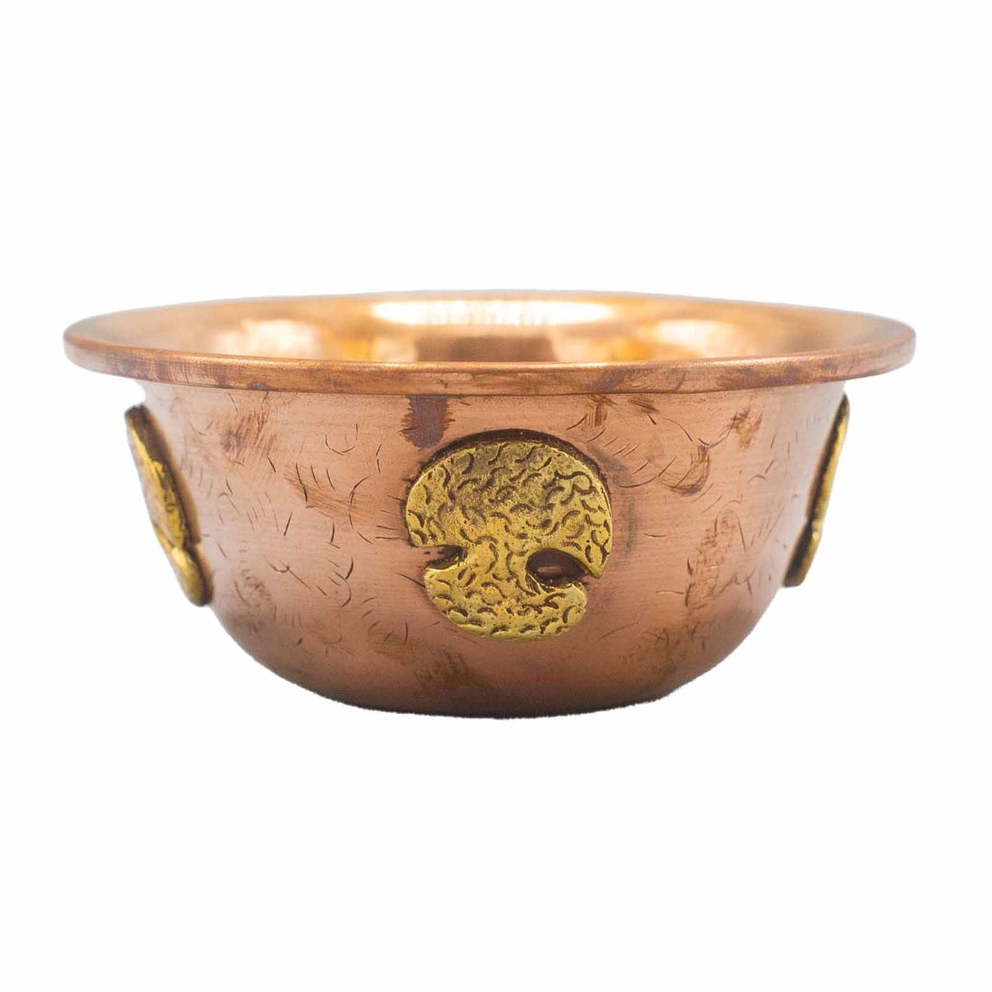 Kupfer Ritualschale mit Lebensbaum 12x5cm