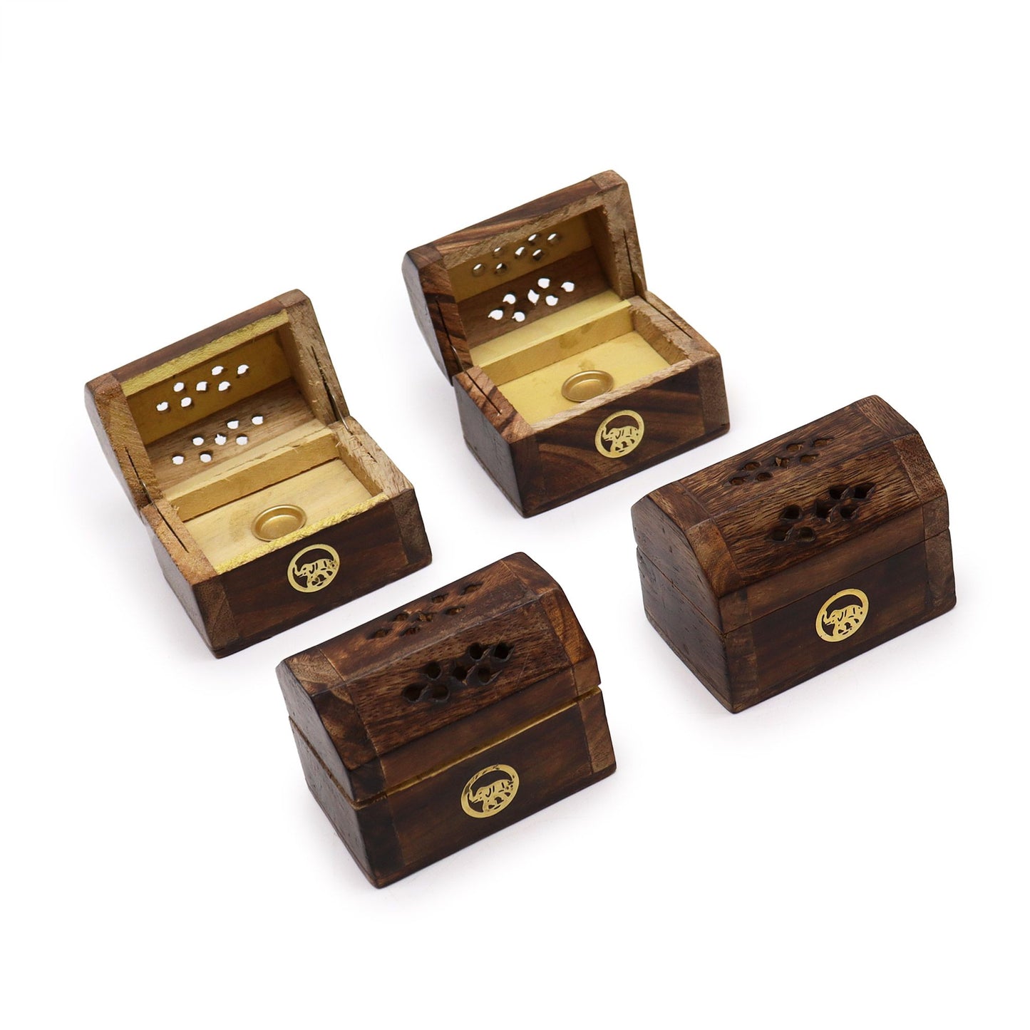 Mini Räucher Räucherkegel Räucherbox Mangoholz