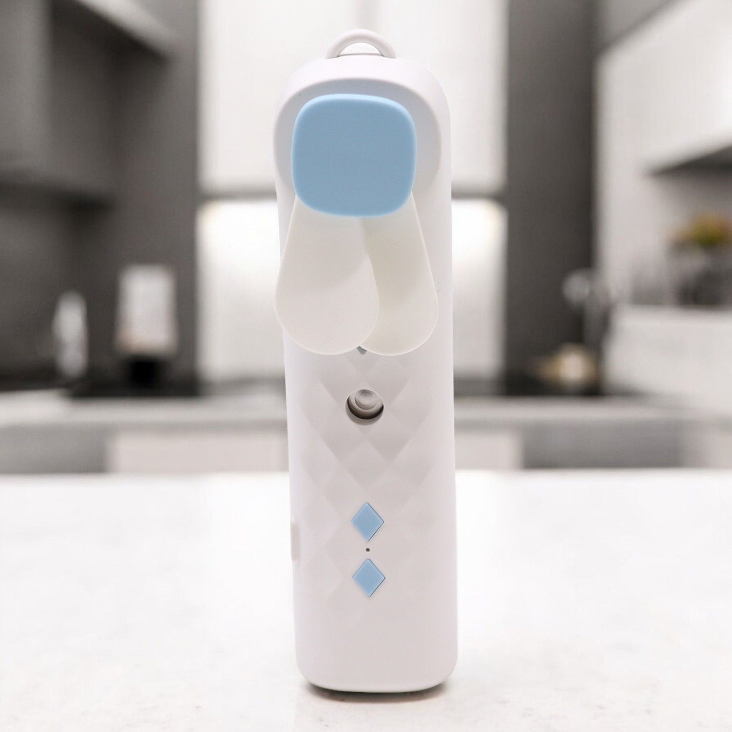 Nano Mist Gesichtsspray und Ventilator Tragbar USB (Weiß)