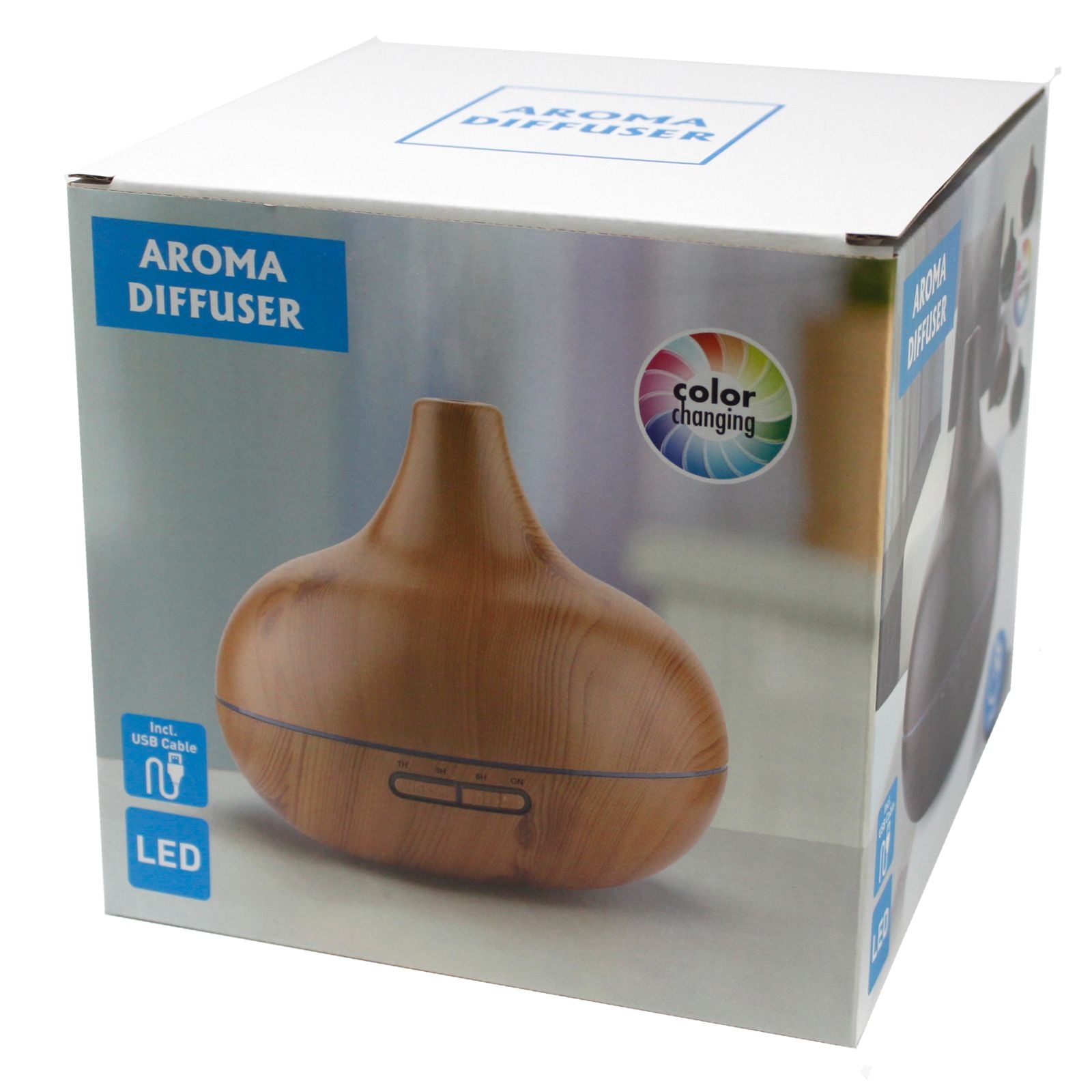 Santorini LED Aroma Diffusor Perlmutt Muschel Effekt