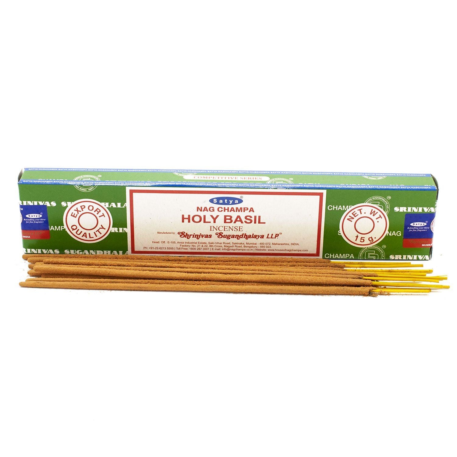 Satya Räucherstäbchen Heiliges Basilikum 15 g, Produktansicht 2