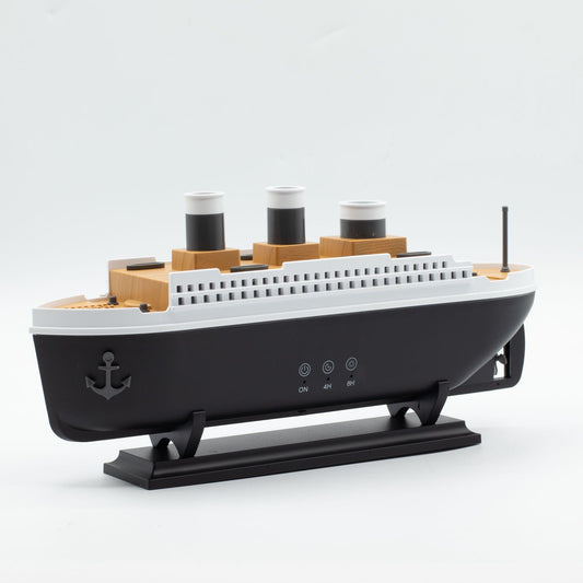 Ship Model LED Aroma Diffusor Schiffsmodell Rauchringe Effekt