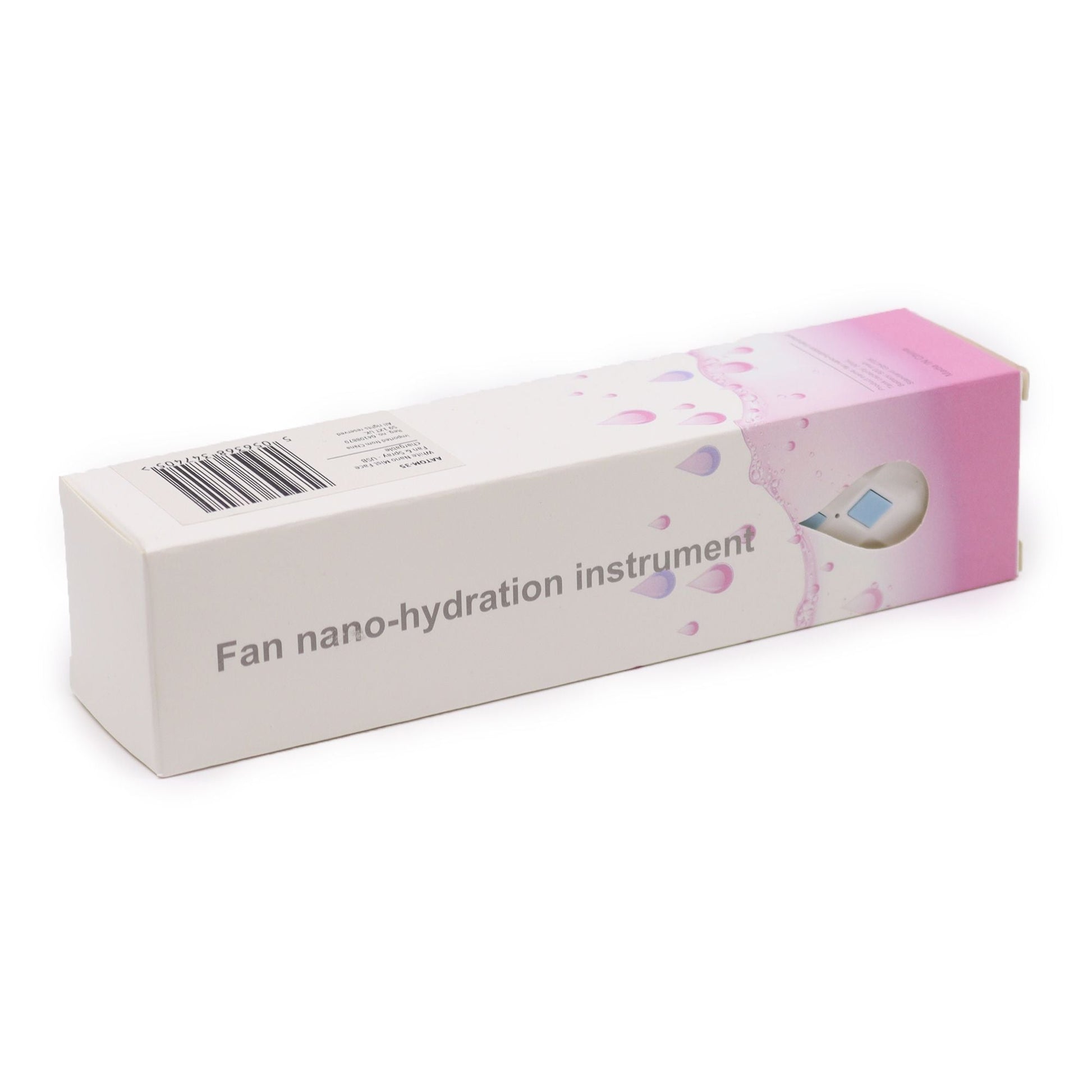 Nano Mist Gesichtsspray und Ventilator Tragbar USB (Rosa)