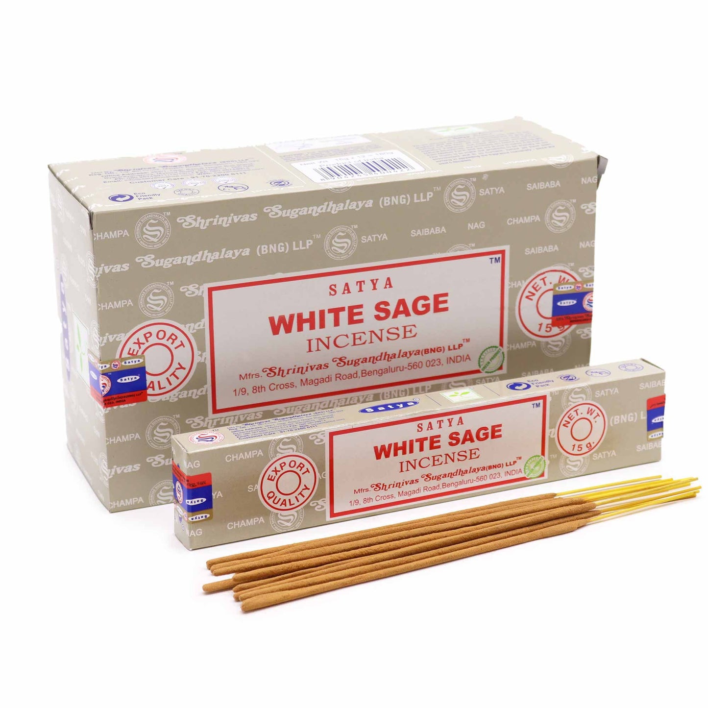 Satya Räucherstäbchen Weißer Salbei 15 g, Produktansicht 1