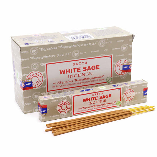 Satya Räucherstäbchen Weißer Salbei 15 g, Produktansicht 1
