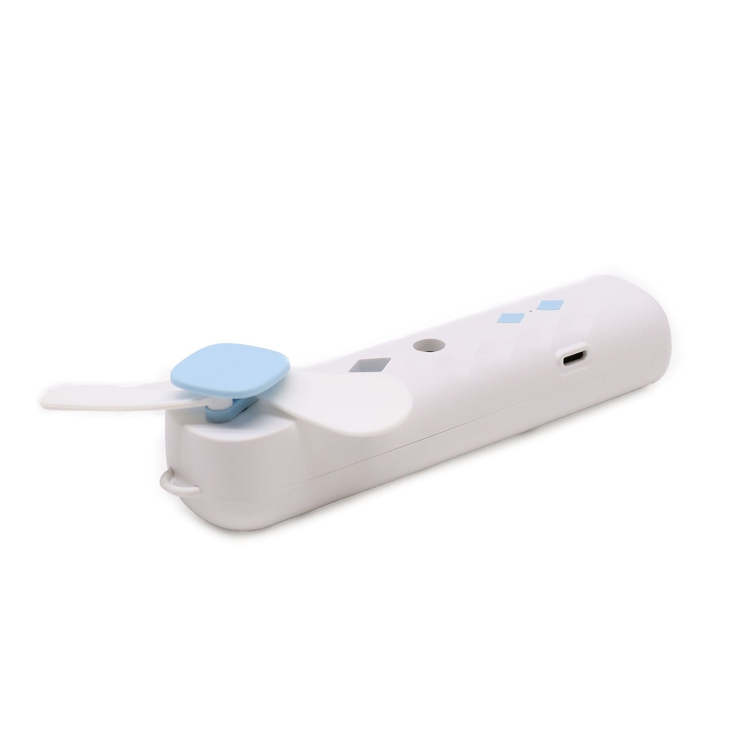 Nano Mist Gesichtsspray und Ventilator Tragbar USB (Weiß)