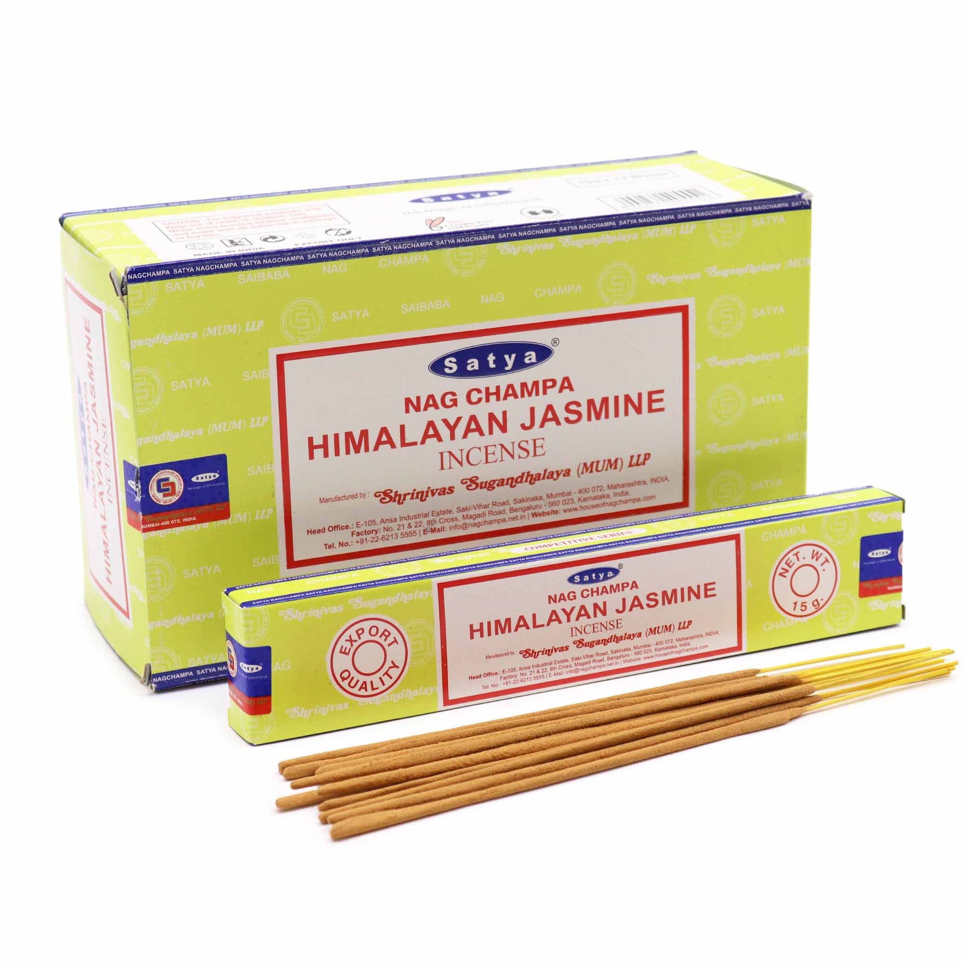 Satya Räucherstäbchen Himalaya Jasmin 15 g, Produktansicht 1