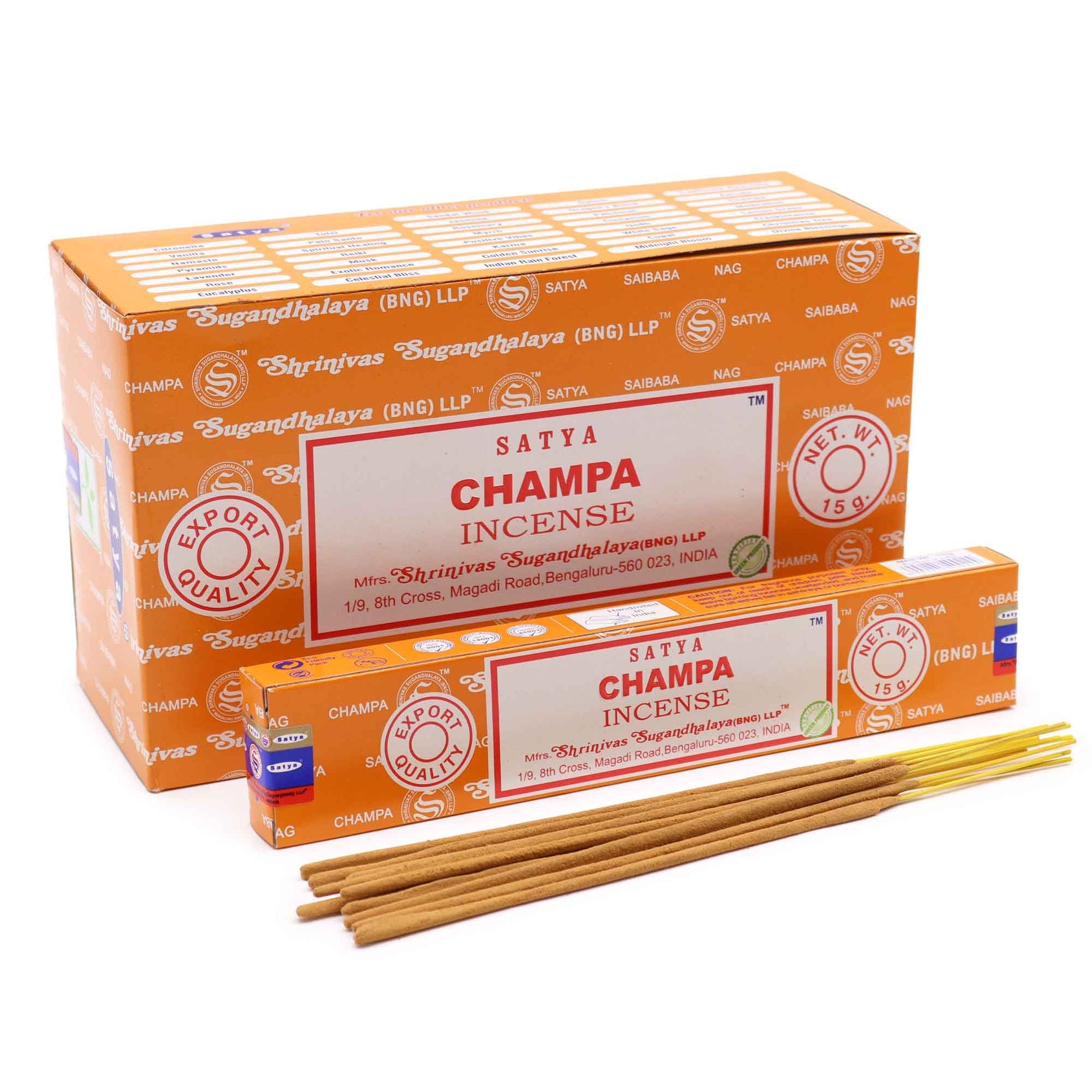 Satya Räucherstäbchen Champa 15 g, Produktansicht 2