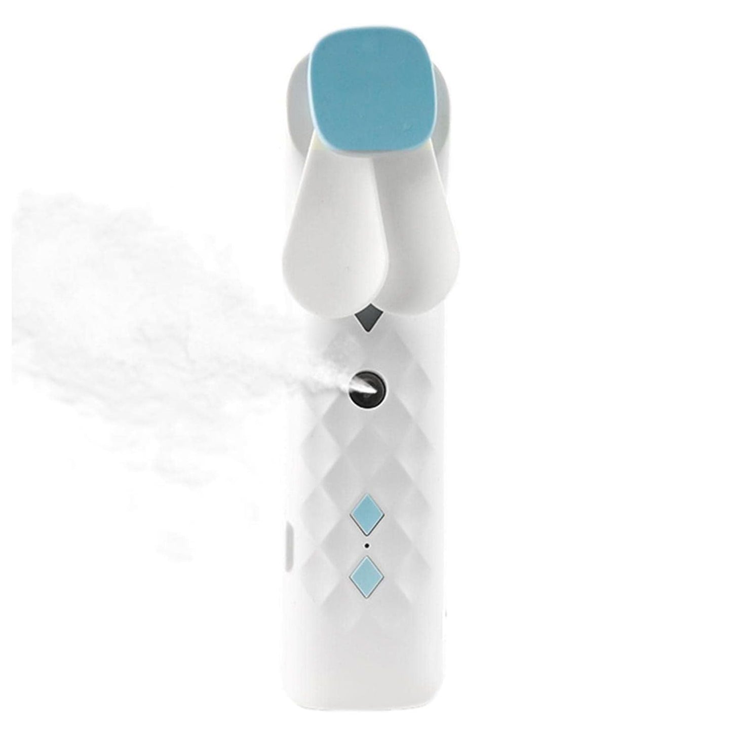 Nano Mist Gesichtsspray und Ventilator Tragbar USB (Weiß)