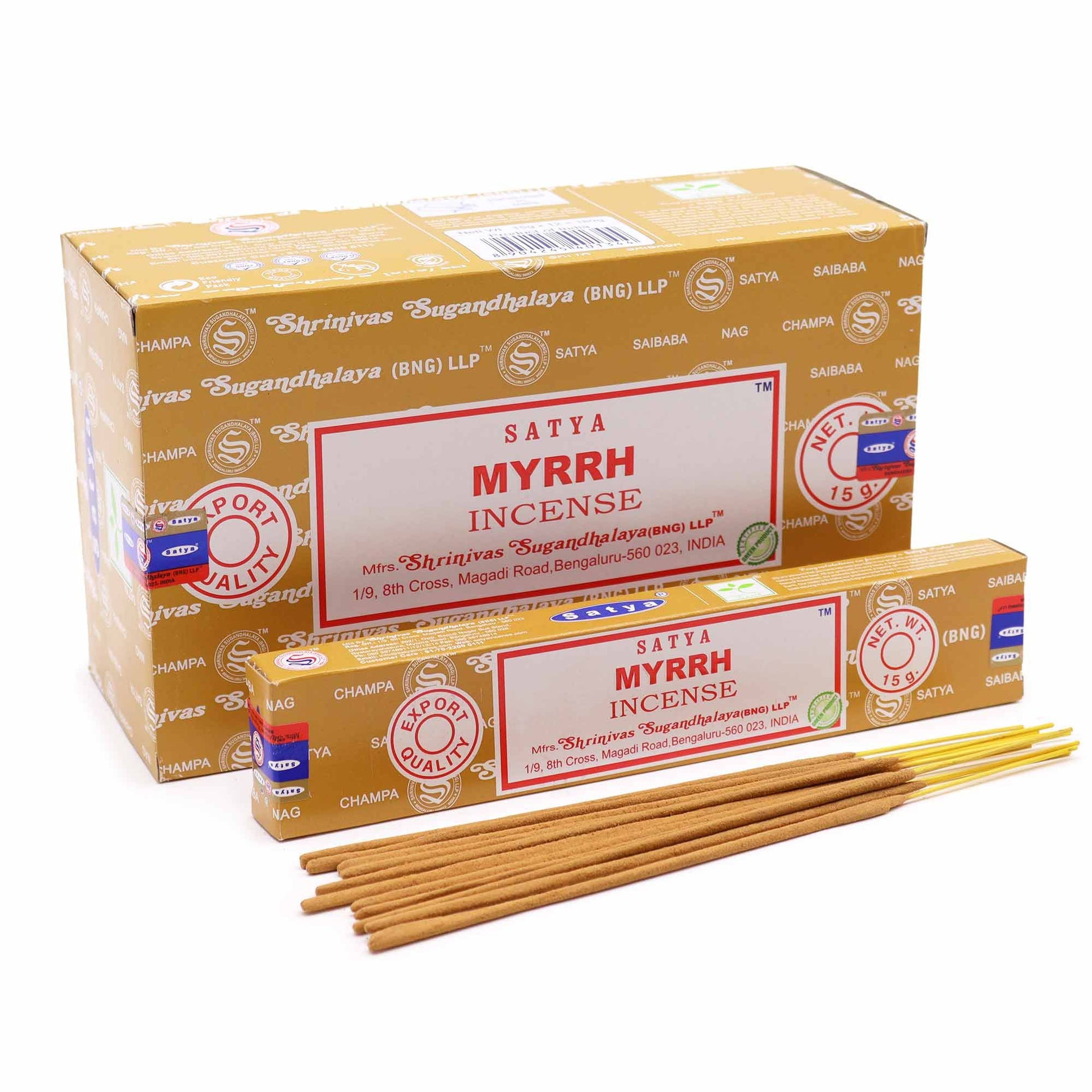 Satya Räucherstäbchen Myrrhe 15 g, Produktansicht 2