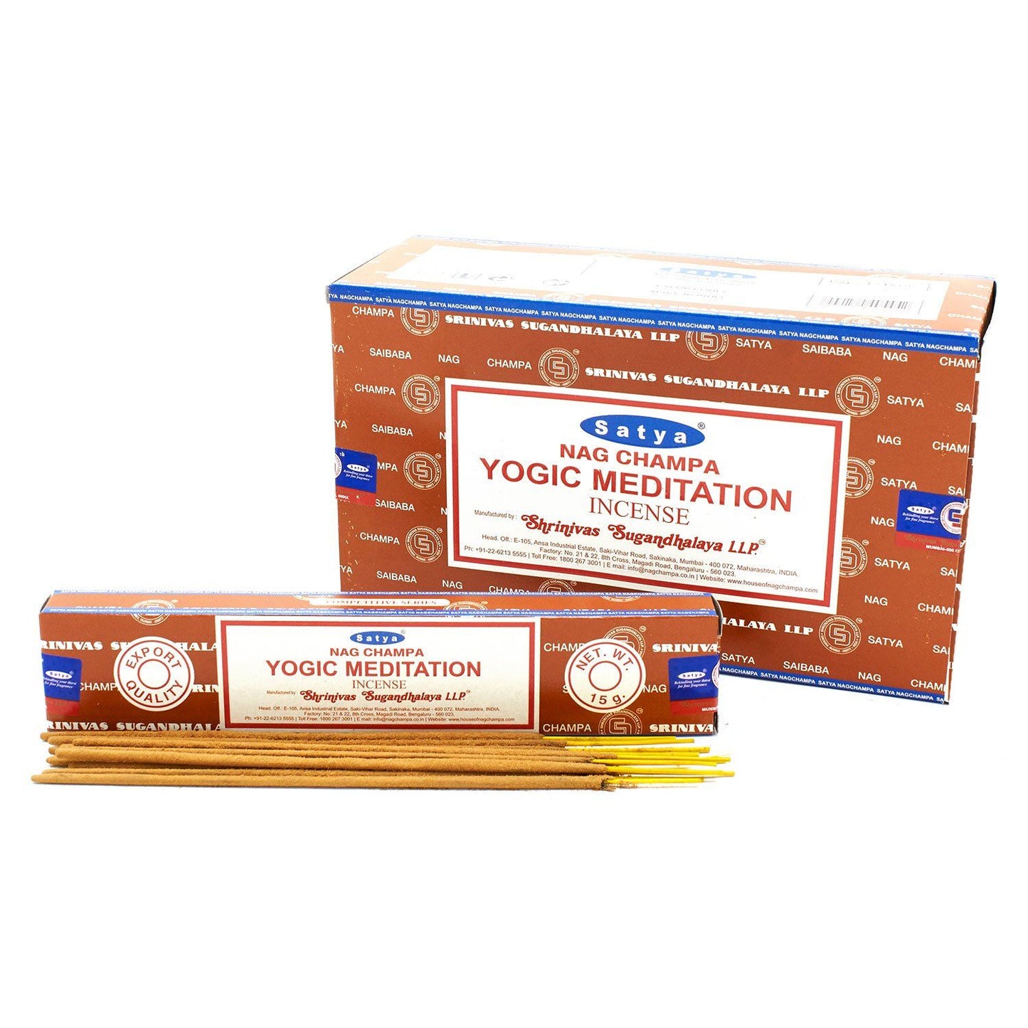 Satya Räucherstäbchen Yogische Meditation 15 g, Produktansicht 2