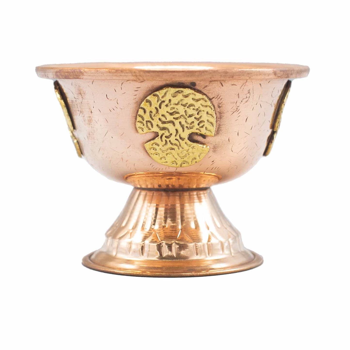 Kupfer Ritualkelch mit Lebensbaum 12x9cm
