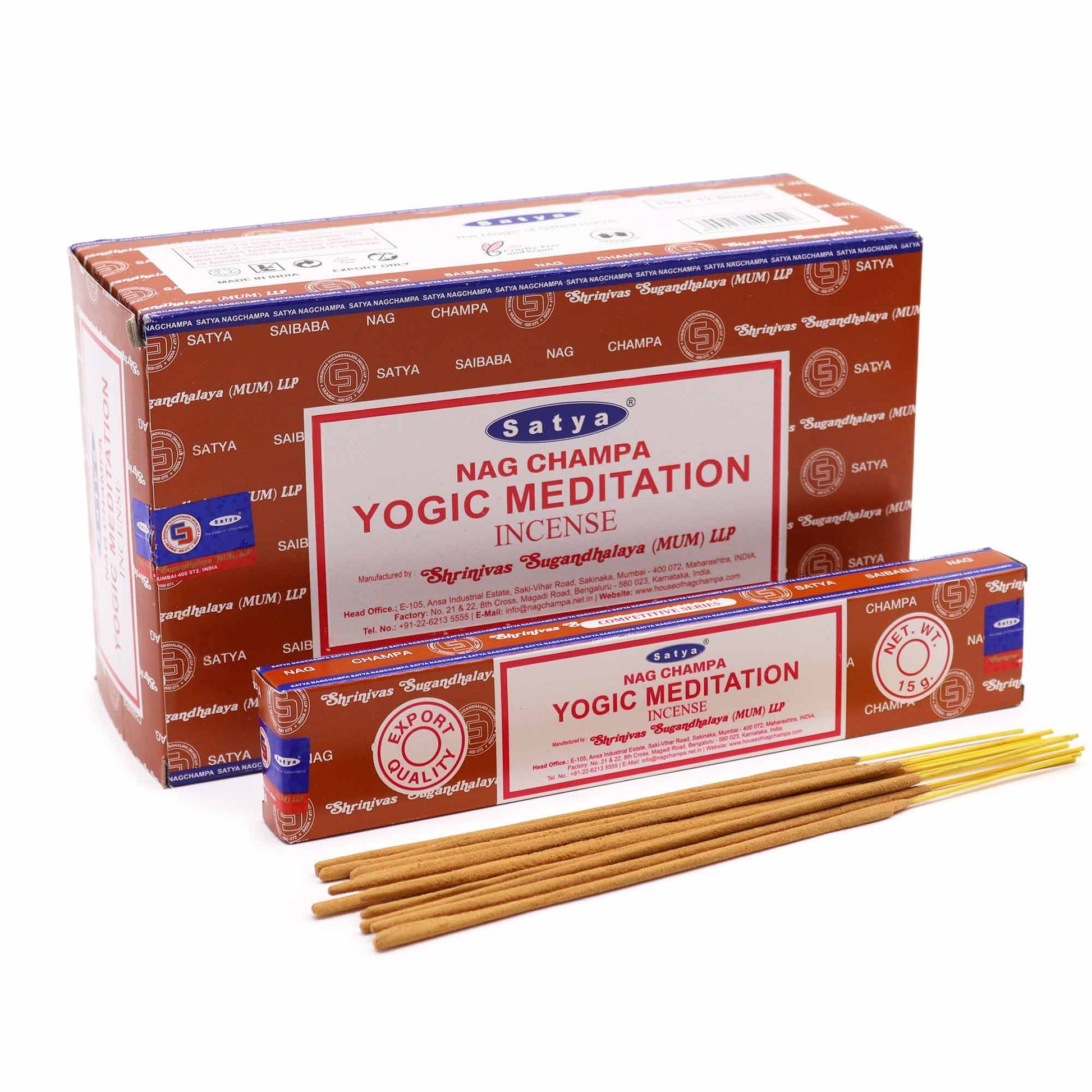 Satya Räucherstäbchen Yogische Meditation 15 g, Produktansicht 3