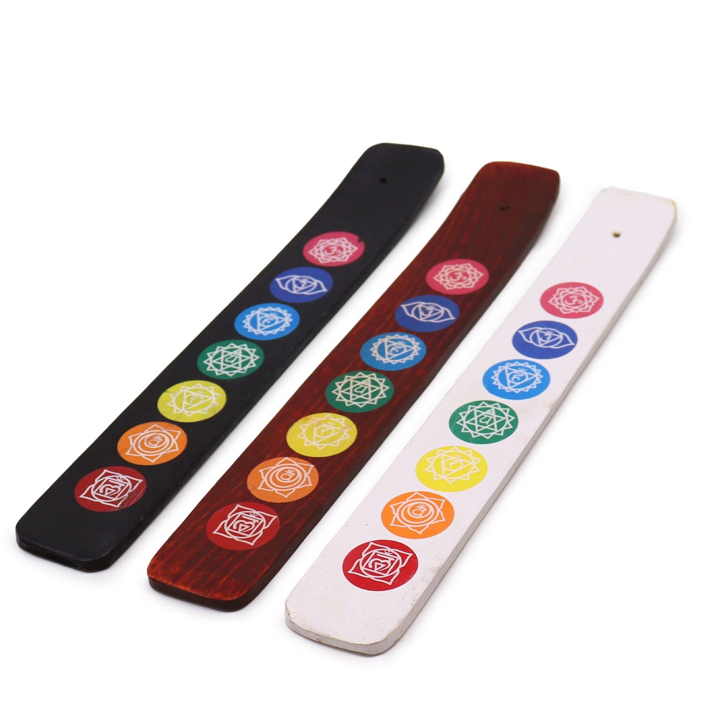 Chakra Räucherstäbchenhalter verschiedene Farben