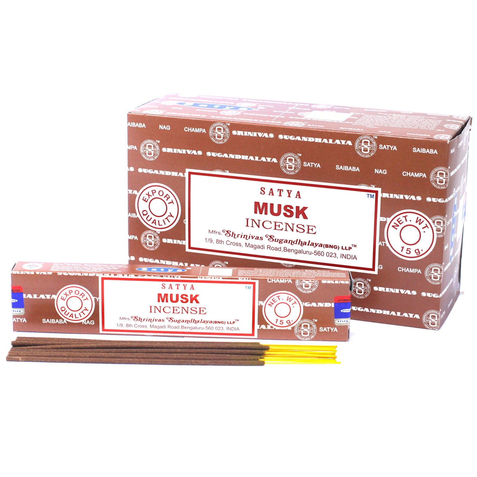Satya Räucherstäbchen Moschus 15 g, Produktansicht 3