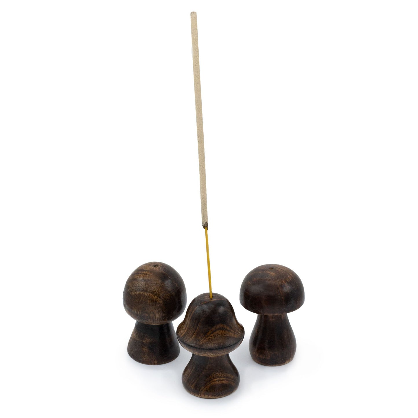 3er Set Mini Räucher Pilze (8cm 7cm 6.5cm)