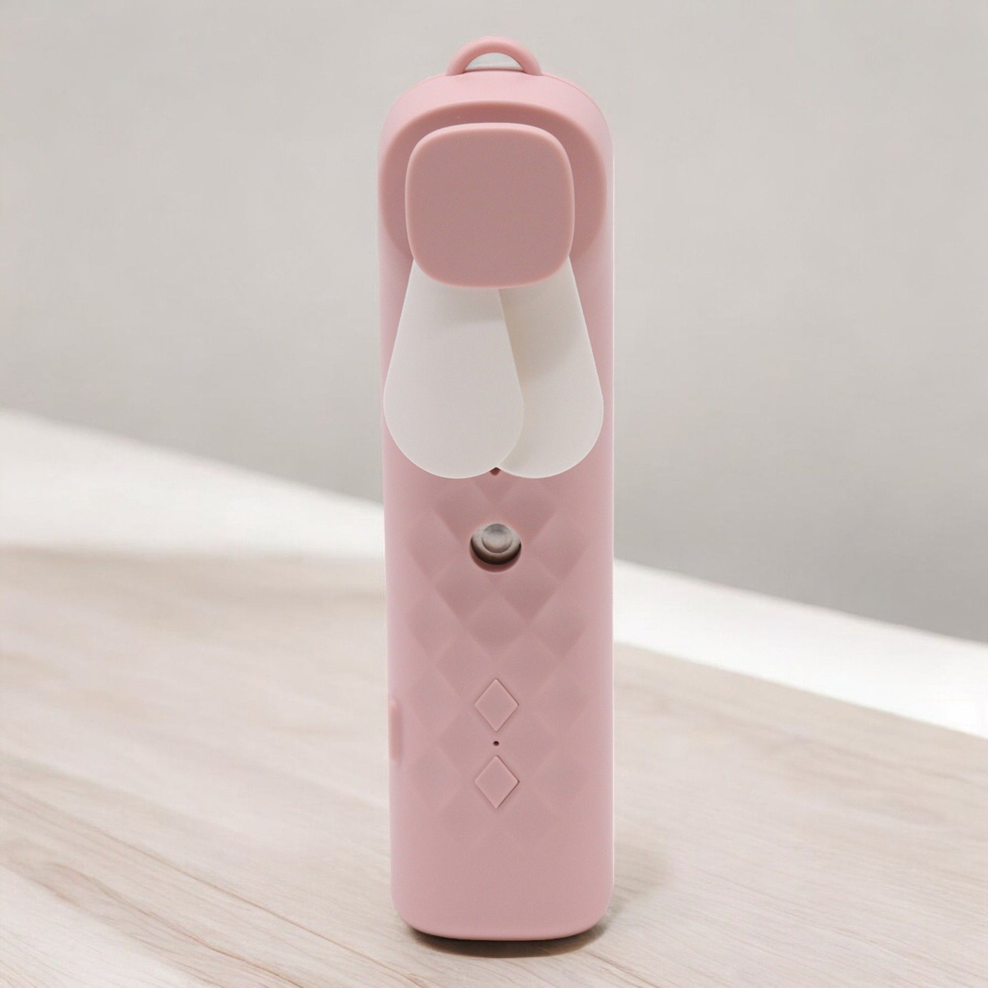 Nano Mist Gesichtsspray und Ventilator Tragbar USB (Rosa)