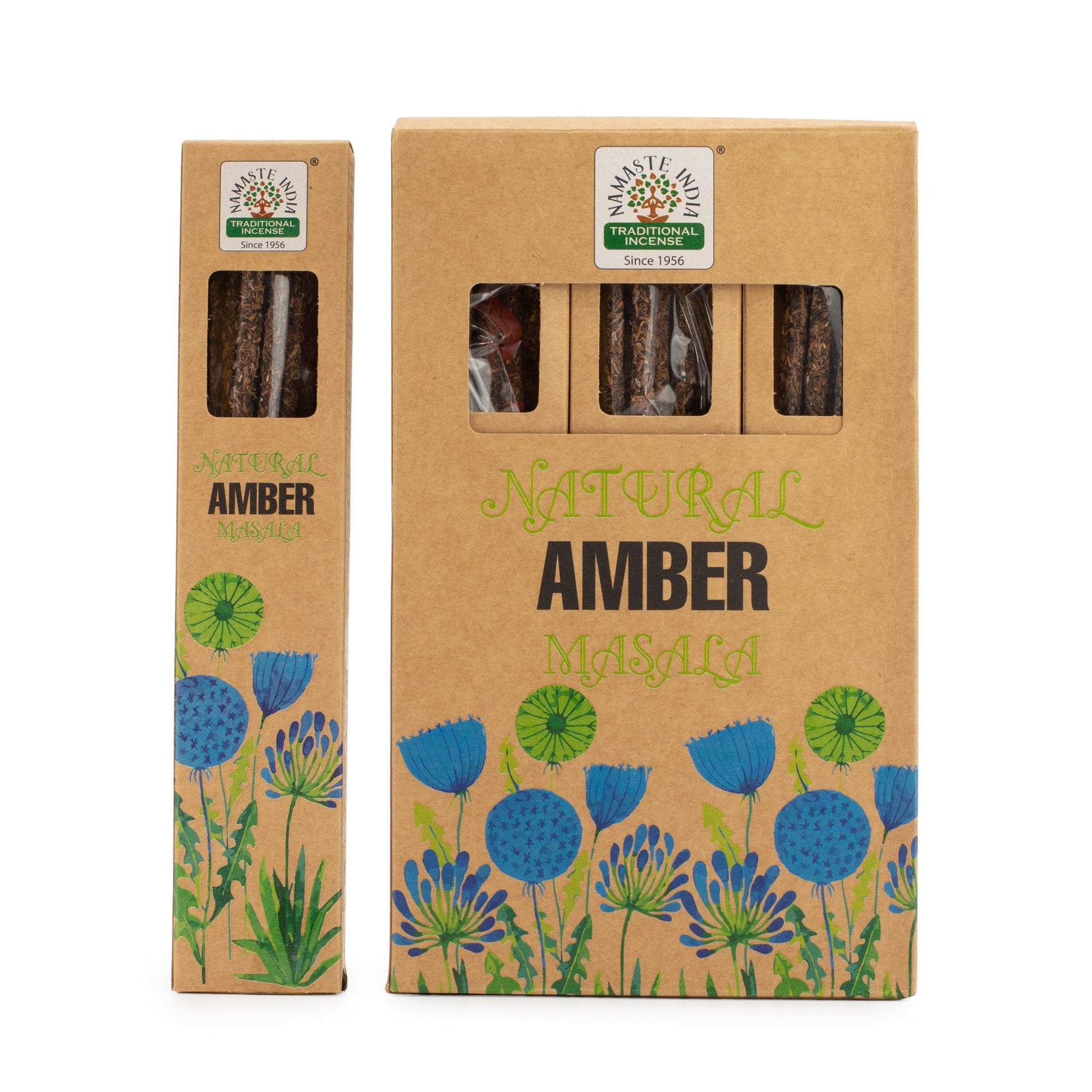 Natürliche botanische Masala Räucherstäbchen Amber, Produktansicht 3