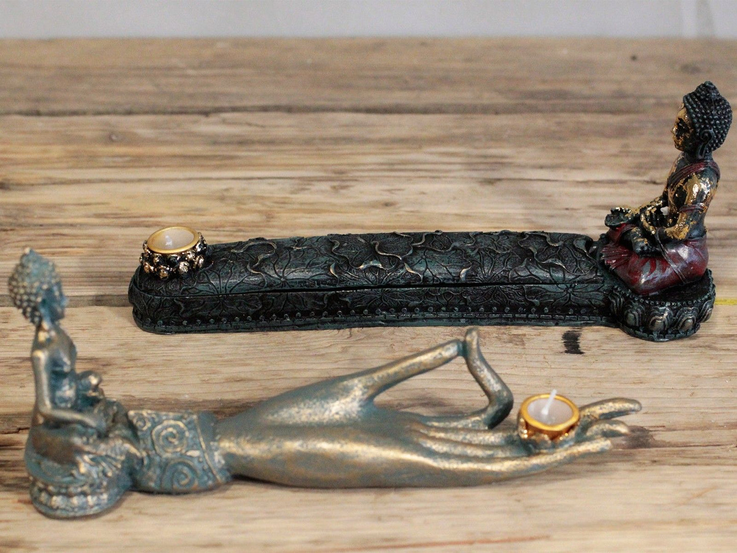 Antik Buddha Hand Räuchergefäß