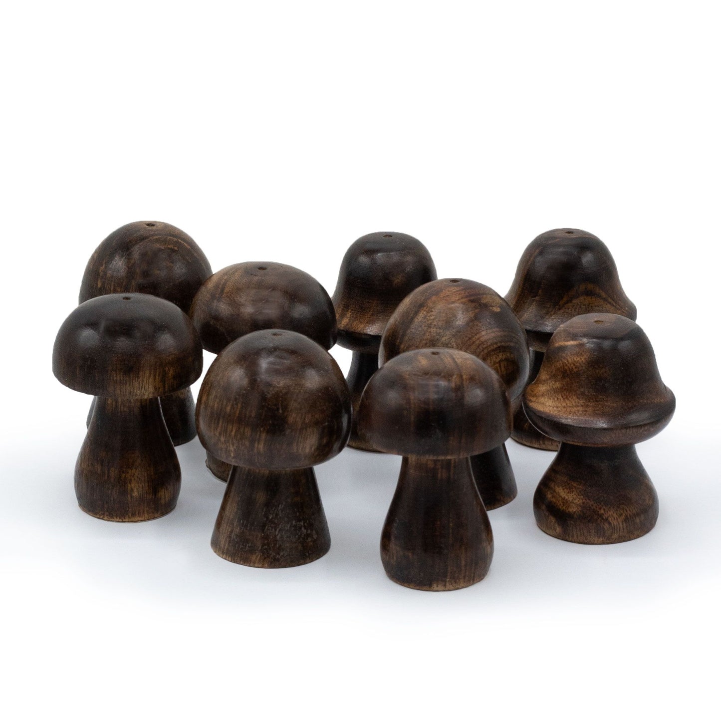 3er Set Mini Räucher Pilze (8cm 7cm 6.5cm)