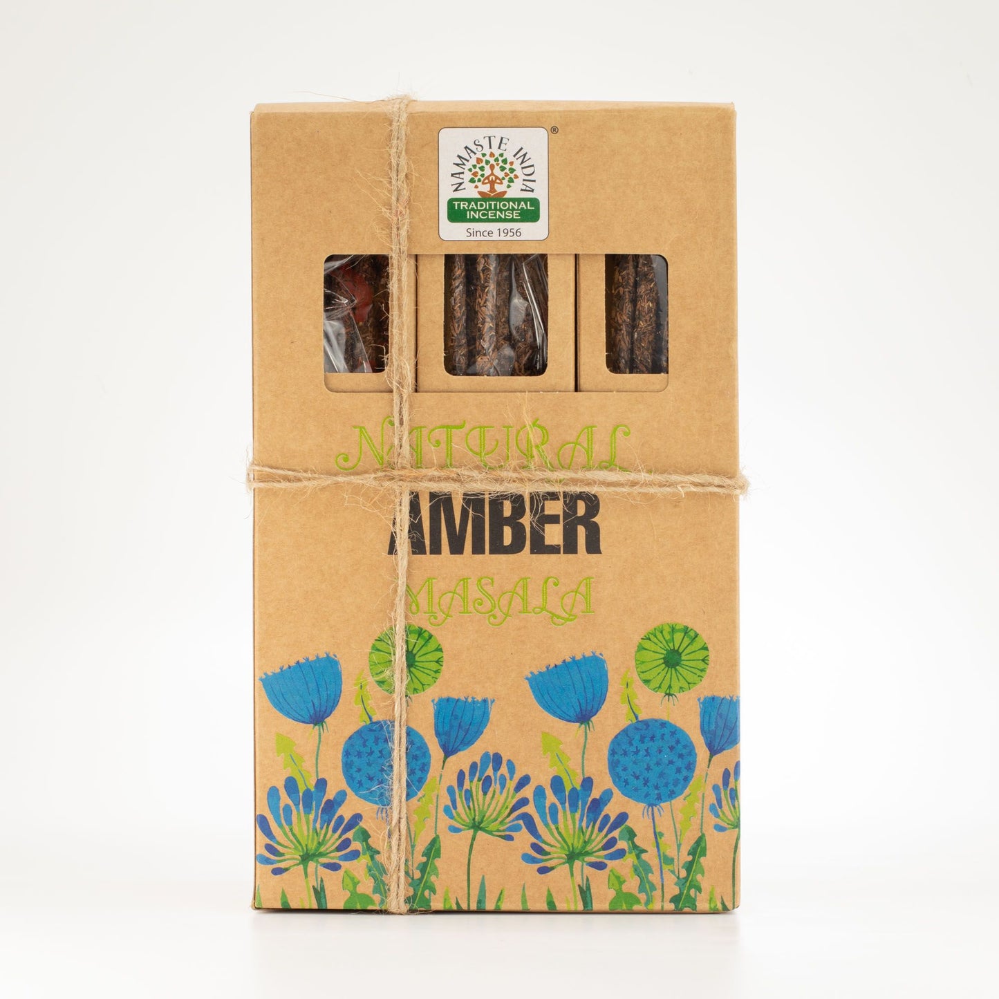 Natürliche botanische Masala Räucherstäbchen Amber, Produktansicht 4