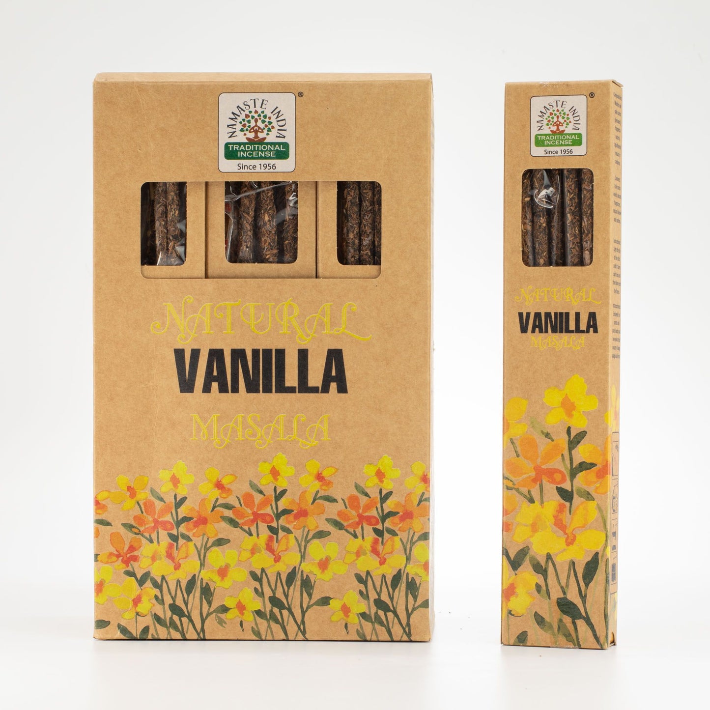 Natürliche botanische Masala Räucherstäbchen Vanille, Produktansicht 5