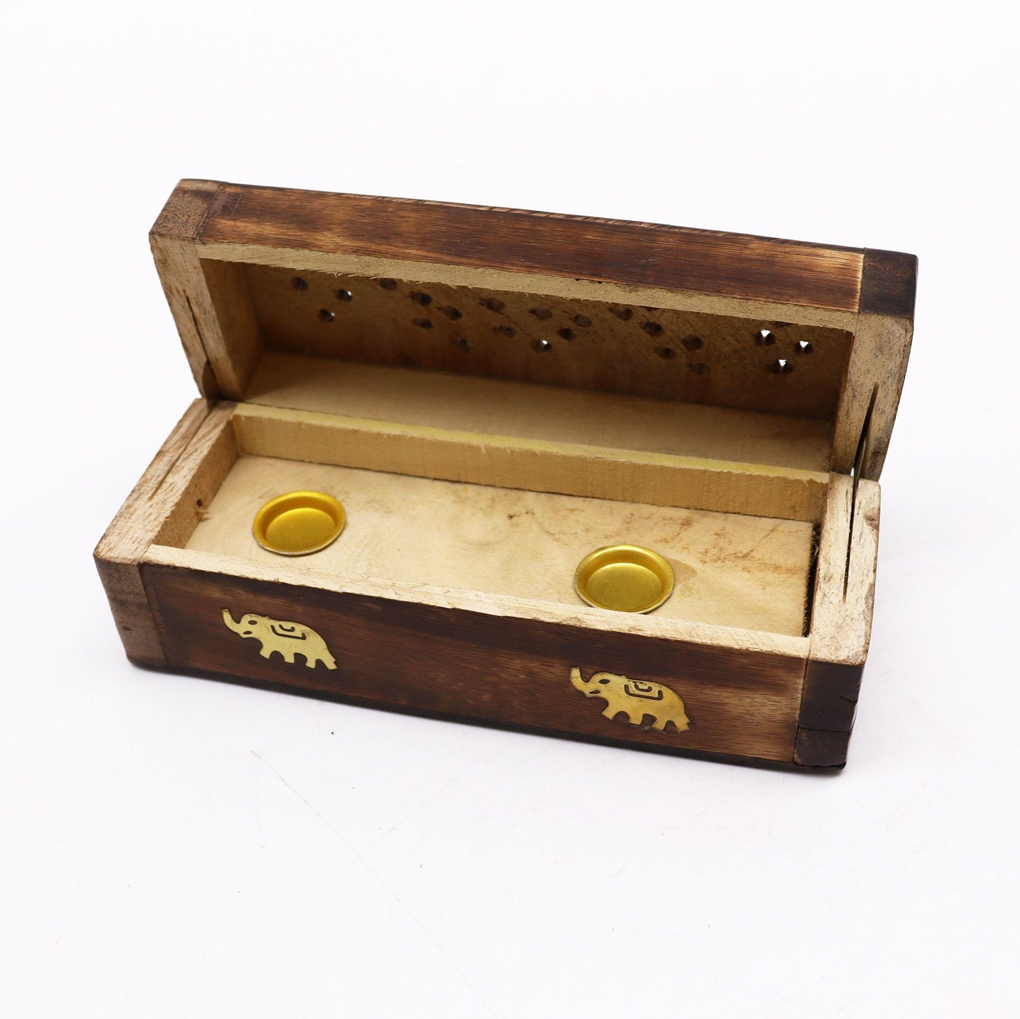 Räucher Räucherkegel Räucherbox 6" Mangoholz